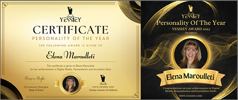 Elena Maroulleti Yessiey Award